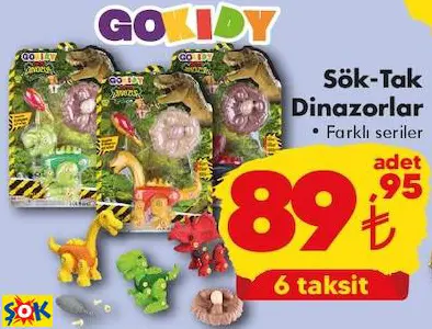 GOKİDY SÖK-TAK DİNAZORLAR